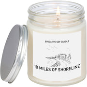 The Granite State Scented Candle - Missing Home - State Scented Candle - Moving Gift - College Student Gift