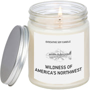 The Beaver State Scented Candle - Missing Home - State Scented Candle - Moving Gift - College Student Gift.